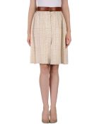 Fendi Leather Skirt - Lyst