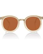 Karen Walker Gold Super Duper Strength Sunglasses - Lyst