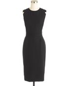 J.Crew Casey Dress In Wool Crepe - Lyst