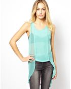 Jarlo Top With Cut Out Hem - Lyst