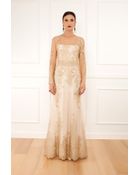 Notte By Marchesa Lace Embroidered Gown - Lyst