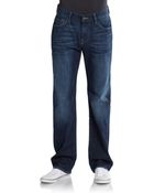 7 For All Mankind Austyn Relaxed Straight-Leg Jeans - Lyst