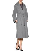 Valentino Wool-Angora Belted Coat - Lyst