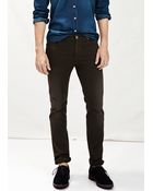 Mango Man Slim-Fit Khaki Patrick Jeans - Lyst