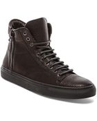 Wings + Horns Leather Hi-Top Sneaker - Lyst