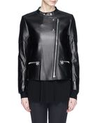 Sandro 'Vitaa' Lamb Leather Jacket - Lyst