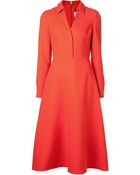 Valentino Flared Shirt Dress - Lyst