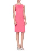 Armani Sleeveless Neoprene Jersey Dress - Lyst