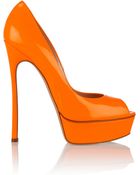 Casadei Patent Leather Pumps - Lyst