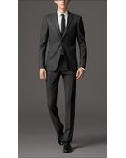 Burberry Slim Fit Virgin Wool Check Suit - Lyst