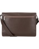 Barneys New York Saffiano Messenger - Lyst