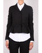 RED Valentino Giacca Crepe D. Valentino Ner - Lyst