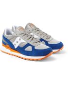 Saucony Shadow Original Suede and Mesh Sneakers - Lyst