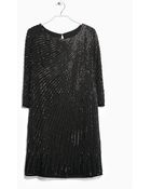 Mango Sequin Beaded Dress - Lyst