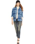 Polo Ralph Lauren Plaid Flannel Workshirt - Lyst