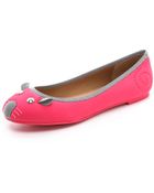 Marc By Marc Jacobs Neoprene Mouse Ballet Flats - Lyst
