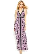 Inc International Concepts Petite Printed Cross-Back Maxi Dress - Lyst