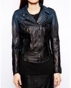Muubaa Salazar Ombre Leather Biker Jacket - Lyst