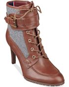 Tommy Hilfiger Women'S Lucinda Dress Booties - Lyst