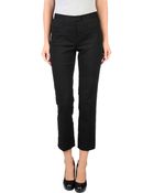 Blue Les Copains Casual Pants - Lyst