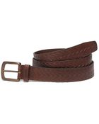 Tommy Hilfiger Leather Braided Belt - Lyst