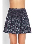 Forever 21 Ditsy Floral Ruffled Skirt - Lyst