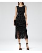 Reiss Caprio Embellished Fringe Dress - Lyst