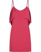 Tart Collections Reily Ruffled Stretch-jersey Mini Dress - Lyst