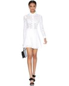 Nasty Gal Viola Lace Dress - Ivory - Lyst