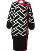 Issa Red Lined And Trimming Cardi Coat - Lyst