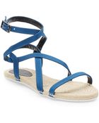 Tibi Melia Silk Faille Espadrille Sandals - Lyst