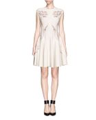 Alexander McQueen Floral Jacquard Wool Dress - Lyst
