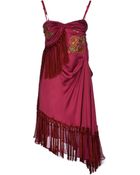 John Galliano Knee-Length Dress - Lyst