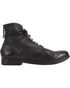 Marsell Plain-Toe Back-Zip Boots - Lyst