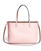 Valentino 'Rockstud' Small Reversible Leather Tote - Lyst