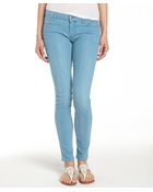 Koral Robins Egg Blue Stretch Denim Skinny Jeans - Lyst