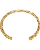 Aurlie Bidermann Gold Plated Braided Miki Cuff - Lyst