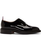 Thom Browne Black Patent Leather Oxfords - Lyst