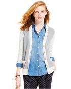 Tommy Hilfiger Colorblocked Cardigan - Lyst