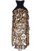 Just Cavalli Short Dress - Lyst