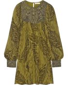 Matthew Williamson Embellished Silk-Chiffon Dress - Lyst