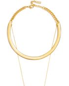 BaubleBar Pyramid Spike Layered Collar - Lyst