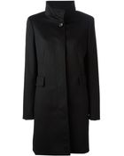 Max Mara Standing Collar Coat - Lyst