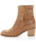 Laurence Dacade Badely Doublebuckle Boot Beigesilver - Lyst