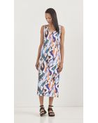 Carven Printed Dress - Lyst