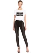 DKNY Legging With Neoprene Panels - Lyst