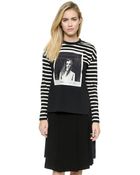 Marc By Marc Jacobs Dreamy Rhea Tee - Black Multi - Lyst