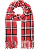 Marc By Marc Jacobs Toto Plaid Scarf - Lyst