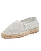 Stella McCartney Metallic Mesh Slipon Silver - Lyst