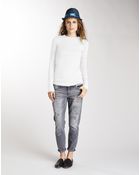 Michael Stars Supima Long Sleeve Crew Neck - Lyst